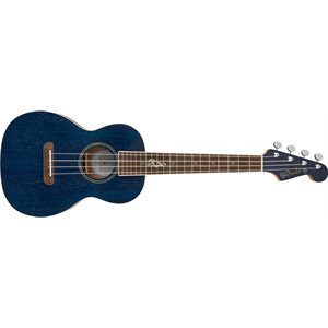 FENDER - DHANI HARRISON UKE - Sapphire Blue Transparent